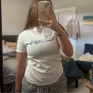 Beach and barn baby tee